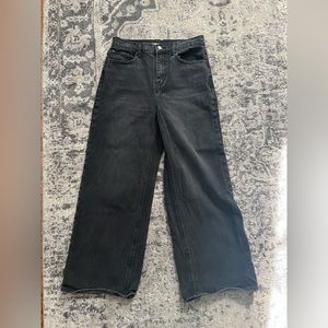 BDG Urban Outfitters High and Wide Black Jeans